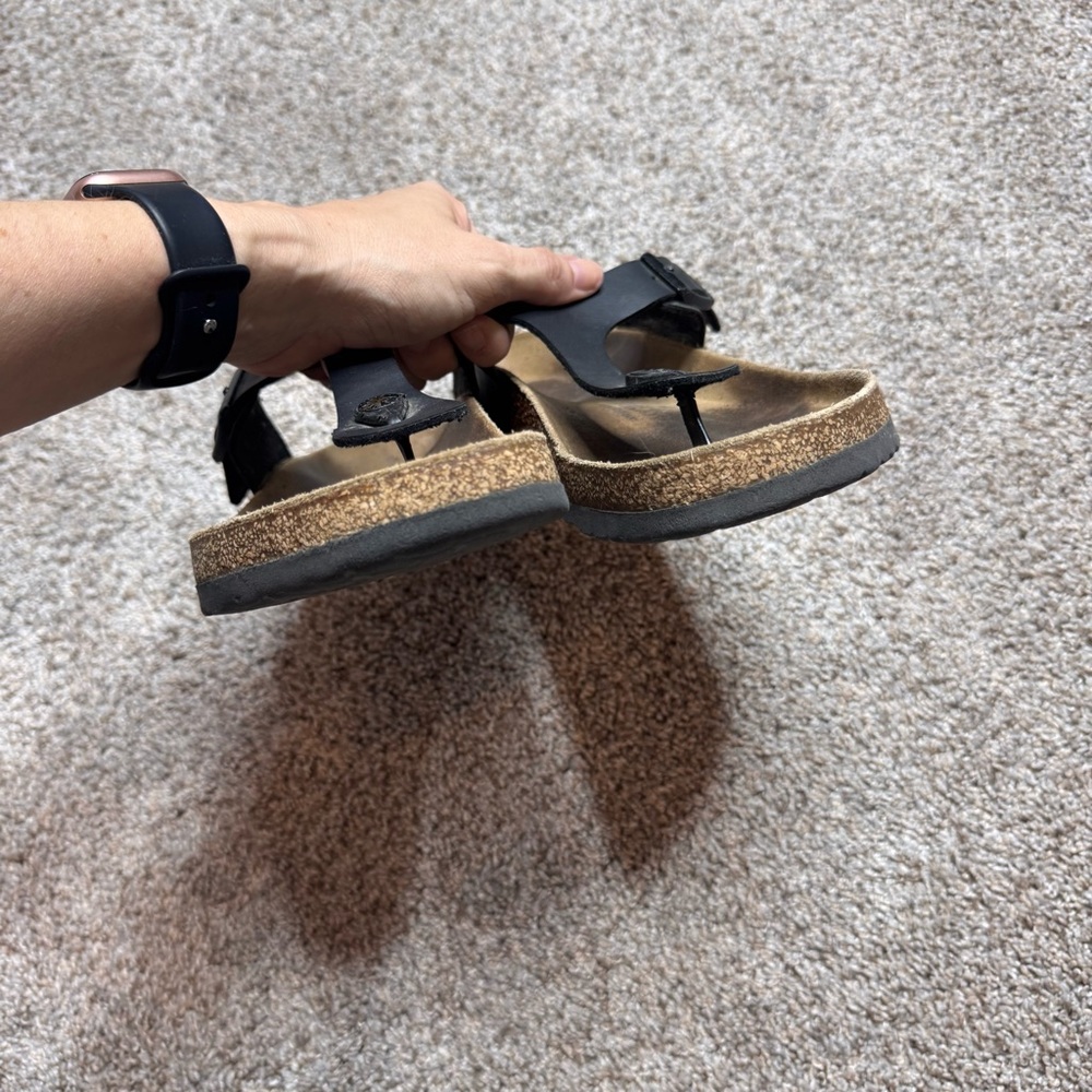 Birkenstock Gizeh Black Sandals size 41 - Picture 5 of 6